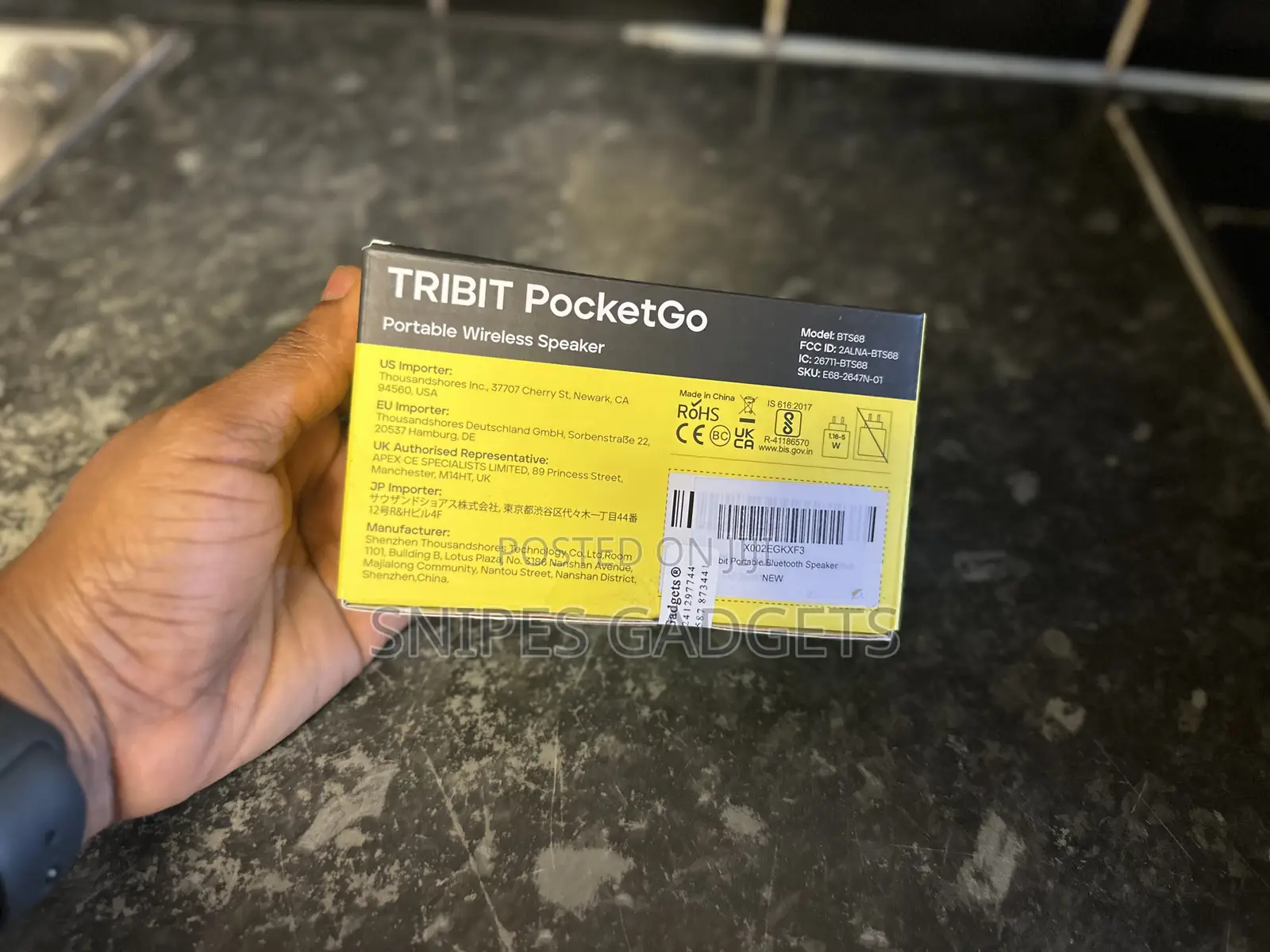 TRIBIT PocketGo Portable Bluetooth Speaker