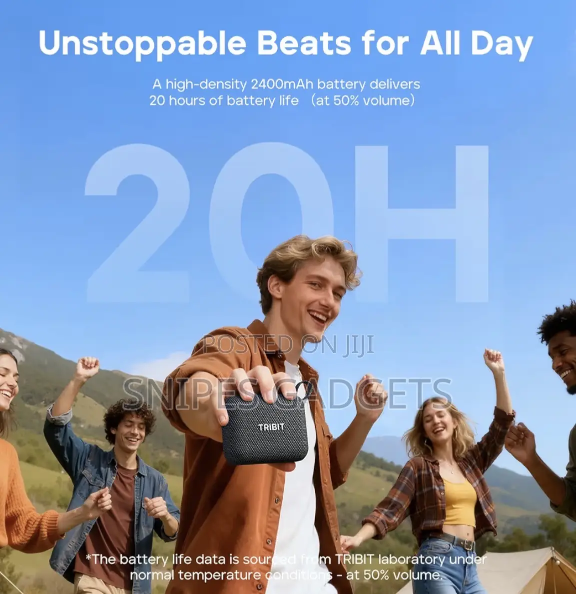 TRIBIT PocketGo Portable Bluetooth Speaker
