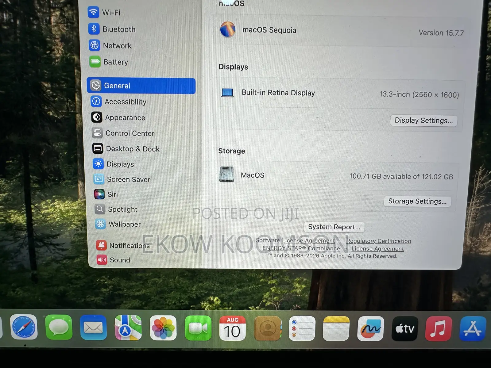 Laptop Apple MacBook Pro 2019 8GB Intel Core i5 SSD 128GB