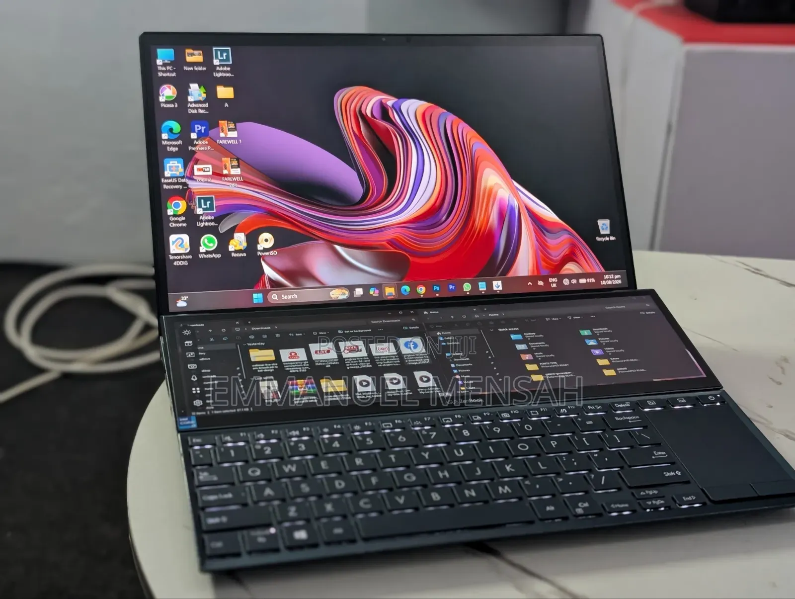 Laptop Asus Zenbook Duo 14 16GB Intel Core i7 SSD 512GB