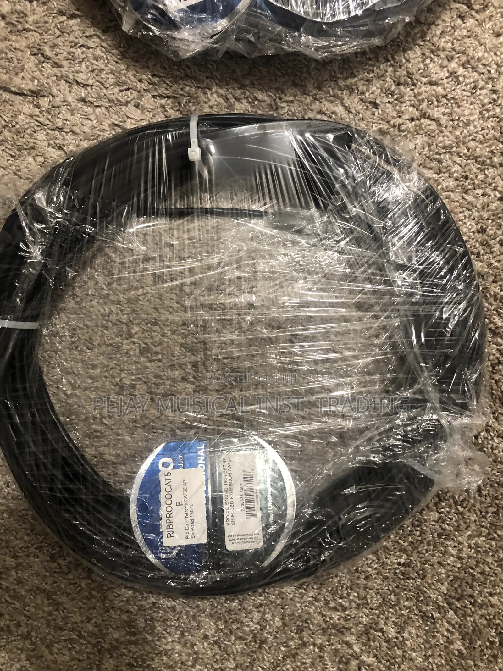 Pro Co EtherCON Cat5e 4P Shielded Cable – 150FT | Brand New