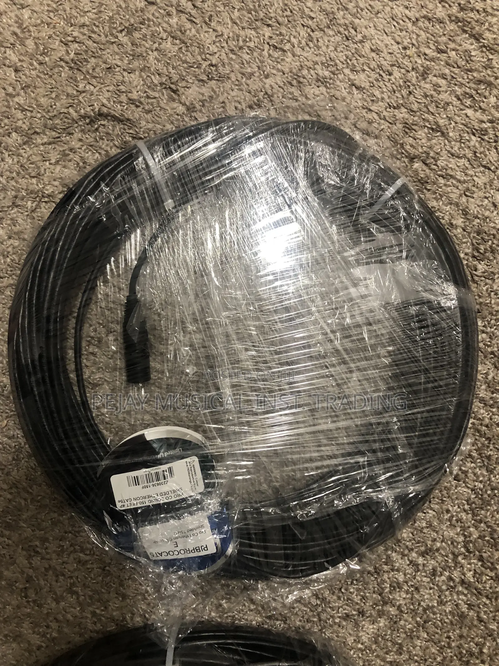 Pro Co EtherCON Cat5e 4P Shielded Cable – 150FT | Brand New