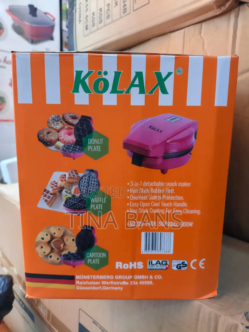 Kolax 3in1 Sandwich Maker