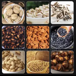 Stainless Steel Grains and Nuts Roaster (50kg Capacity)