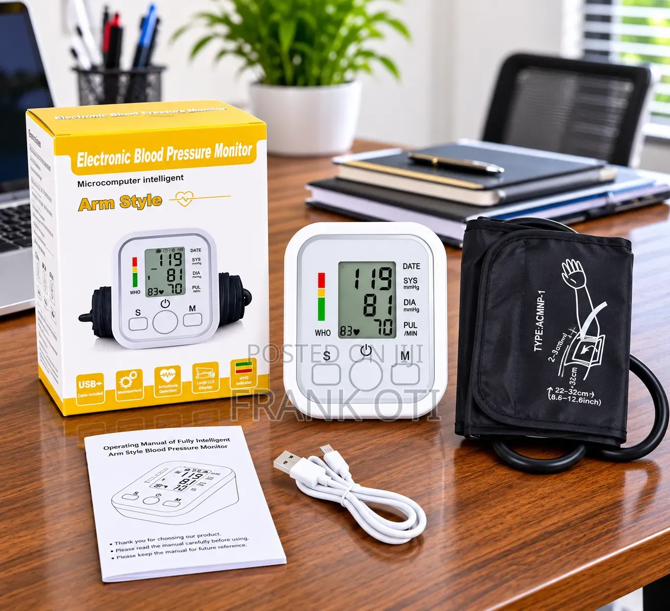 Blood Pressure Monitor With Audio Sound
