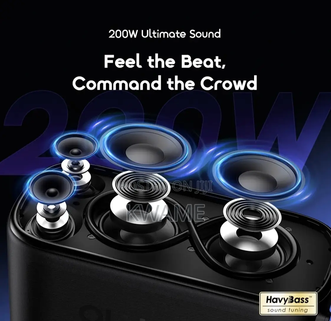 Bluetooth 200W Chargeable SPEAKER
