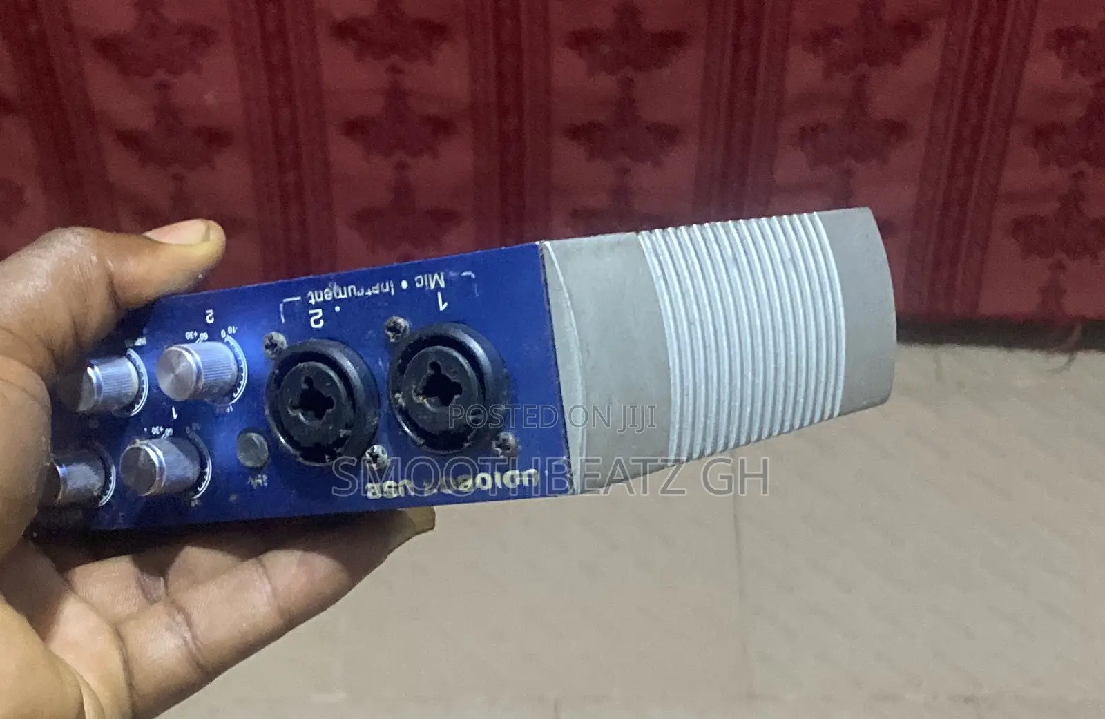 Studio Sound Card and Microphone