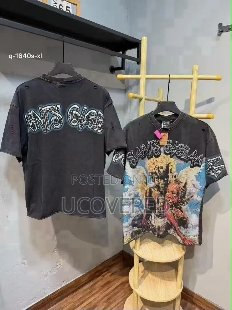Vintage Wash Graphic Streetwear T-Shirt