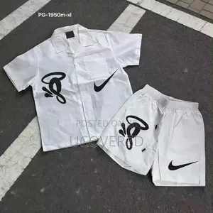 Syna X Nike Short Set Features a Short-Sleeve