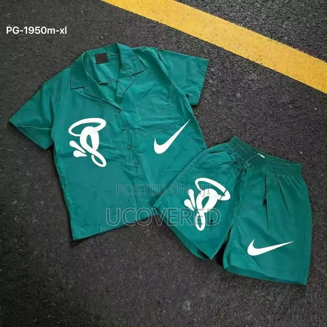 Syna X Nike Short Set Features a Short-Sleeve