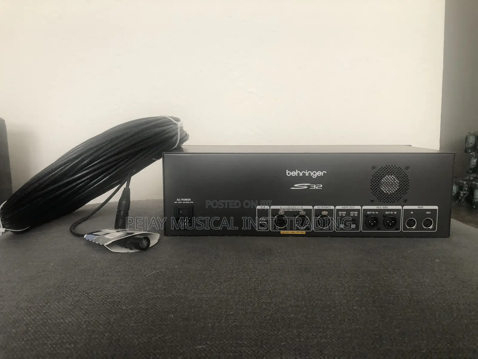 Brand New Behringer S32 + Proco Ethercon 150ft — Ready for the Stage!