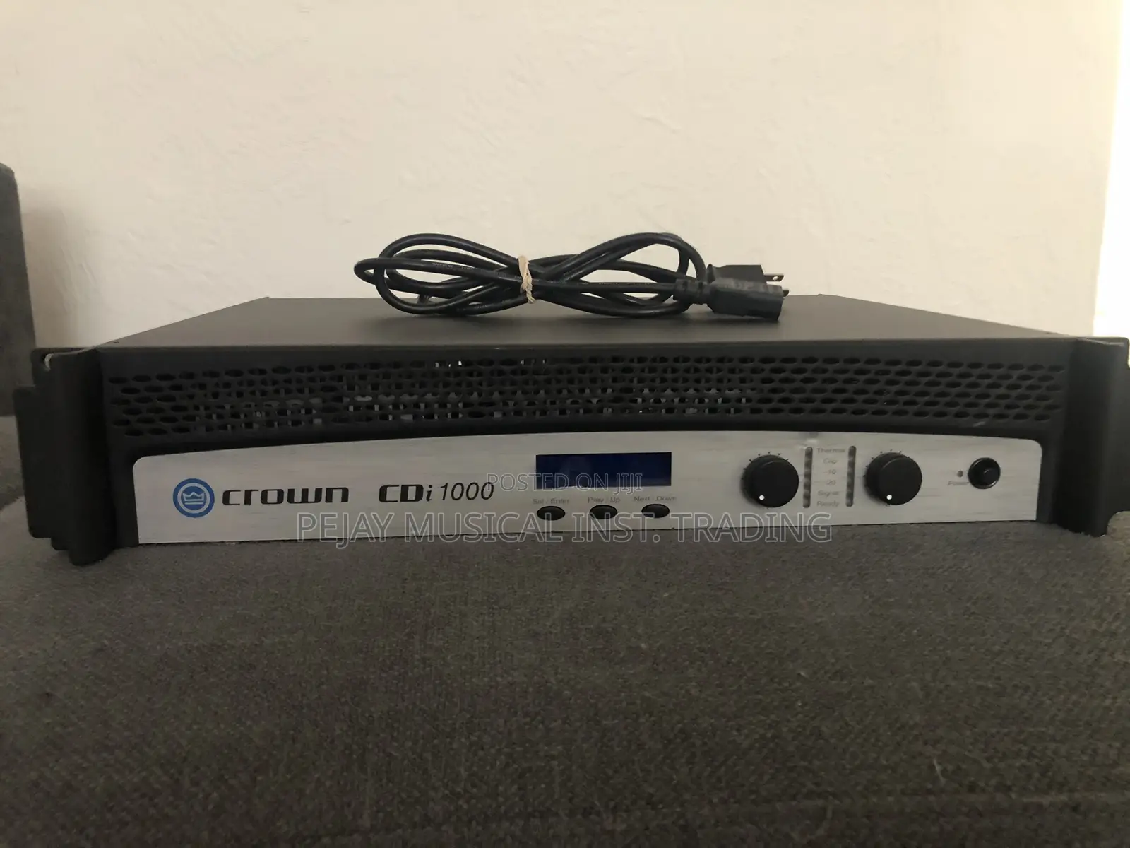 Original Crown CDi 1000 Power Amplifier – Excellen Condition