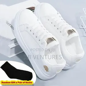 Sole Culture Pure White Low-Top Sneakers