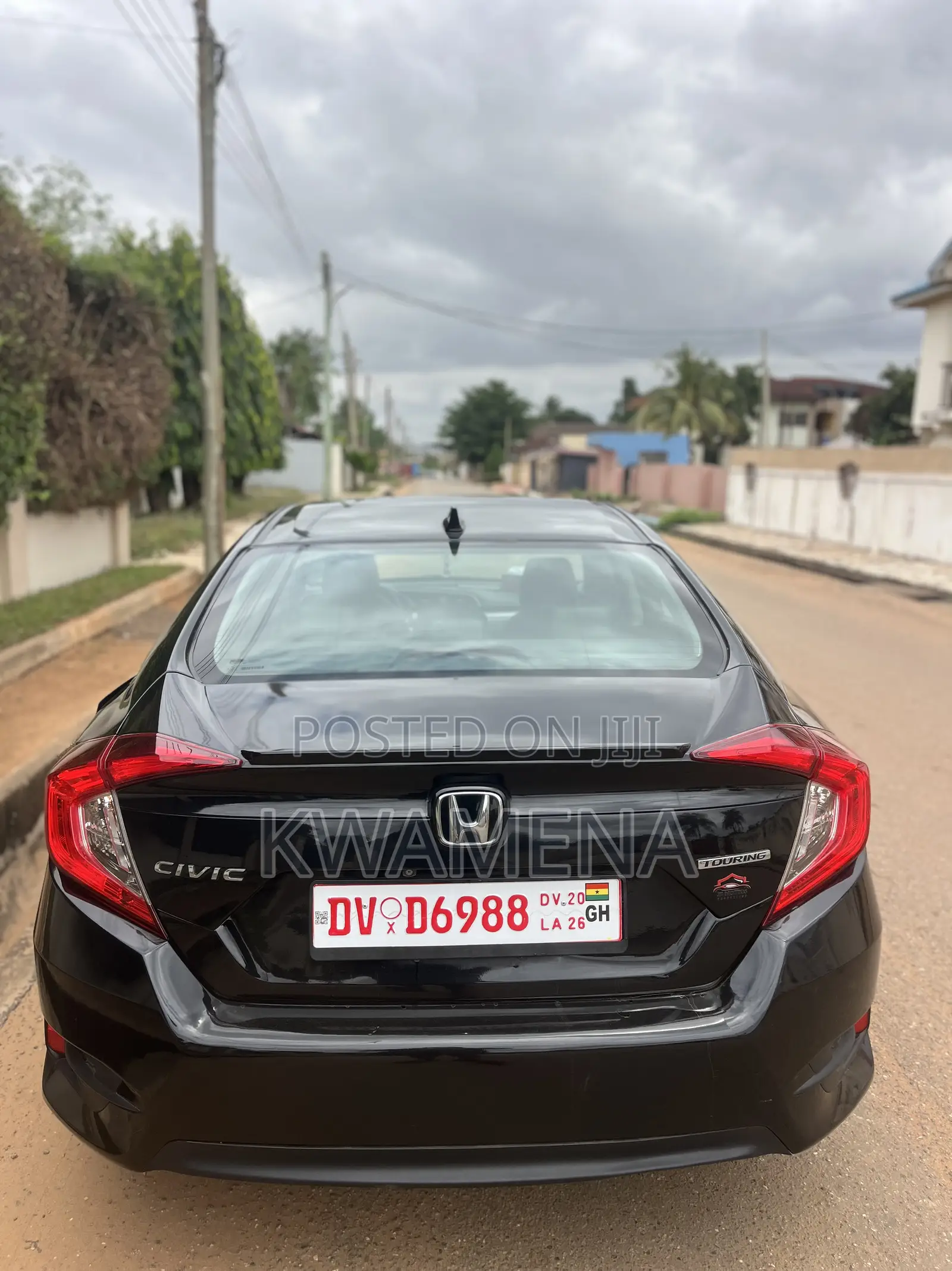 Honda Civic Touring 4dr Sedan (1.5L 4cyl) 2017 Black