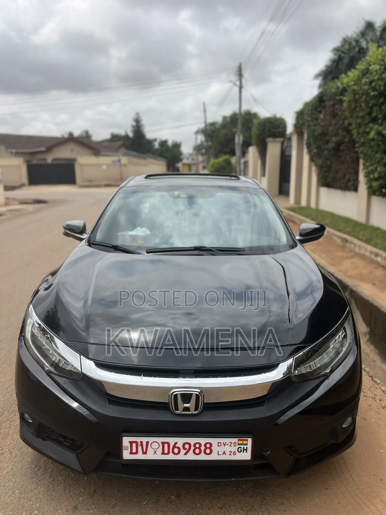 Honda Civic Touring 4dr Sedan (1.5L 4cyl) 2017 Black