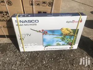 Nasco Satellite TV 43" Black With Tuner Broadcasting