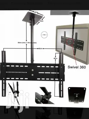 Buy New HDL-119-2 Ceiling Brackets-tv Wall Mount 37′′- 55′′