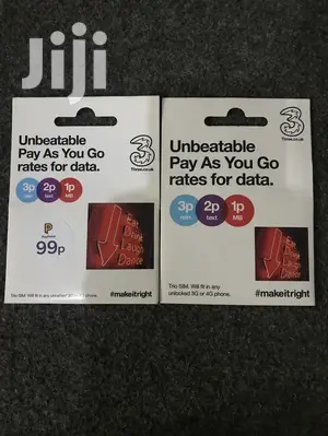 3 Network Uk Sim Card Available