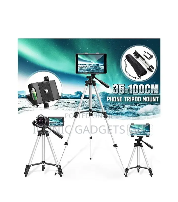 Portable Tripod Stands With Phone Holders