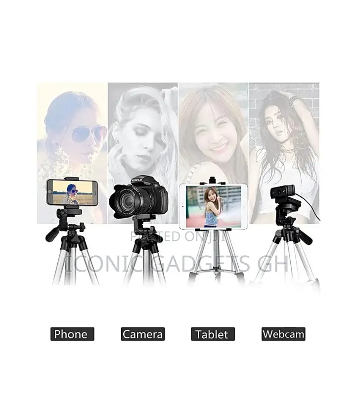 Portable Tripod Stands With Phone Holders