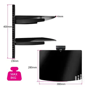 Newly 2 Shelf Mount DVD/AV