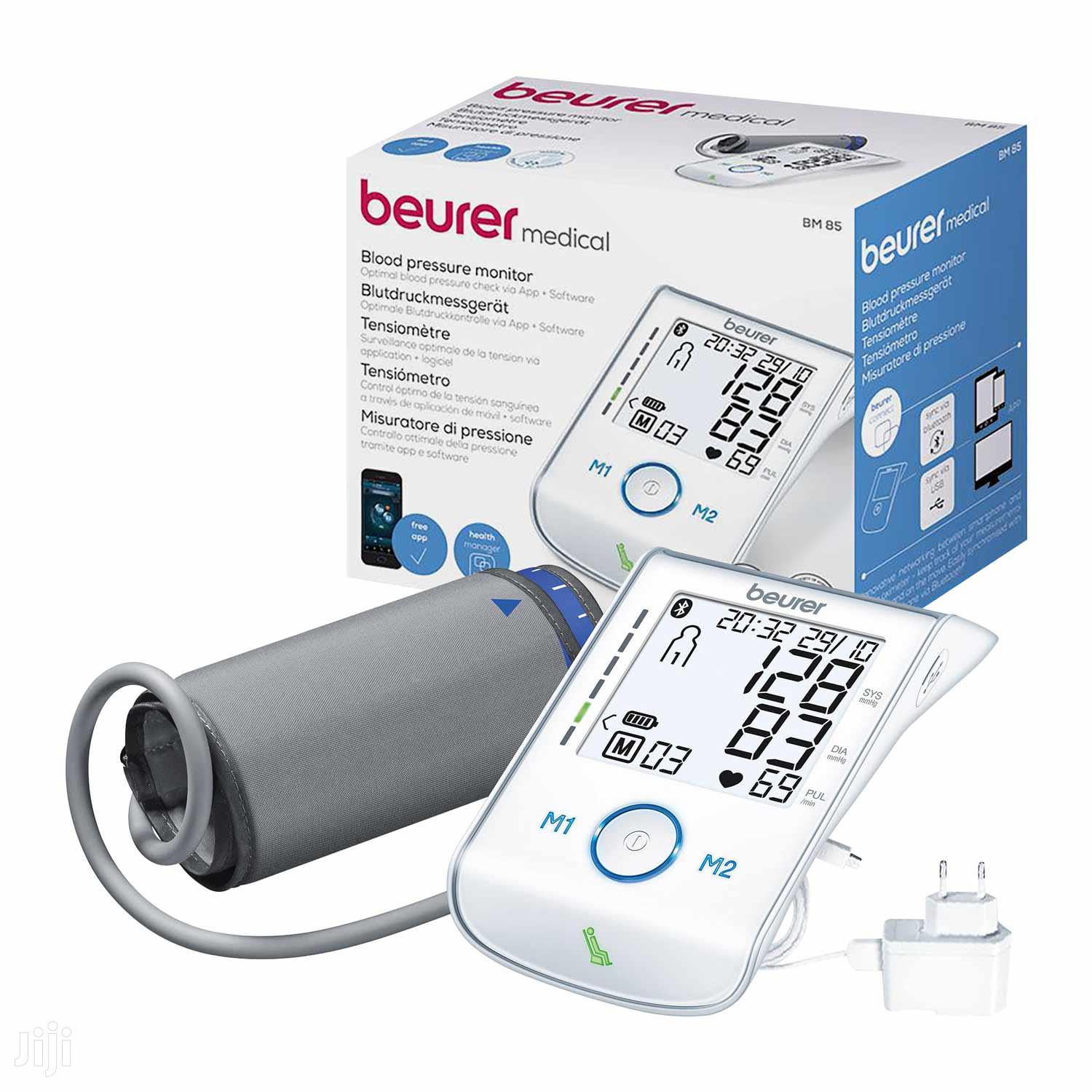 Beurer BM85 Rechargeable Digital Blood Pressure Monitor in Tema