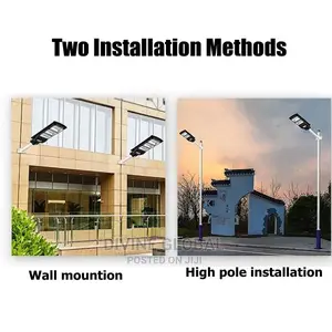 90W LED Solar Street Light + Remote + Motion Sensor + Bar