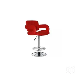 Height Adjustable Bar Chair - Red