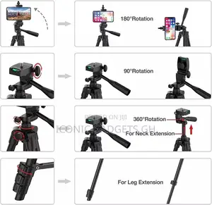 Professional Extendable Tripod Stands With Remote Sensors..