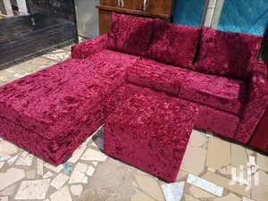 Wine Cokored Lshaped Sofa. Promotion!!