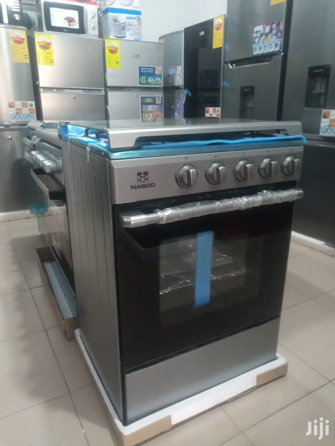 Nasco 60*60 4burner Gas Cooker Oven + Grill