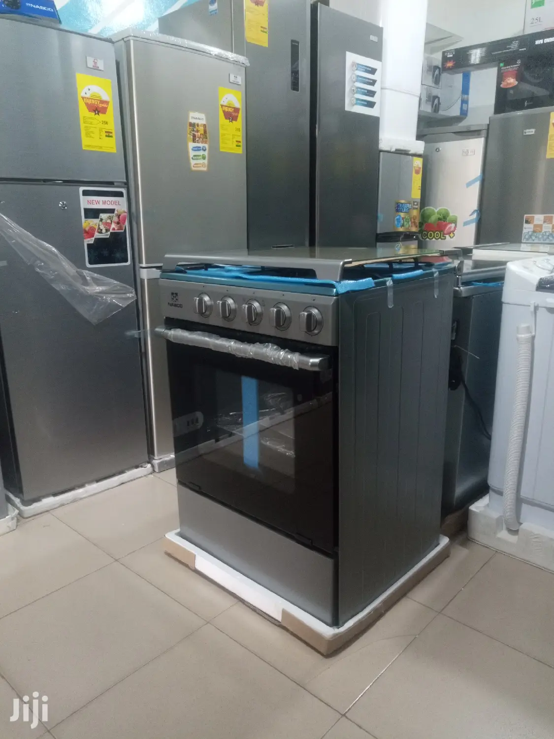 Nasco 60*60 4burner Gas Cooker Oven + Grill
