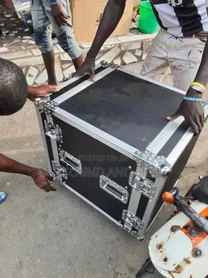 Jac 10u- 10 Space Amp Rack - Road Flight Case W/Casters