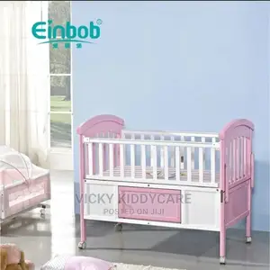 Baby Einbob Wooden Cot With Drawers