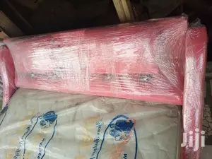 Pinky Queensize Bed Witj Mattress . Free Delivery