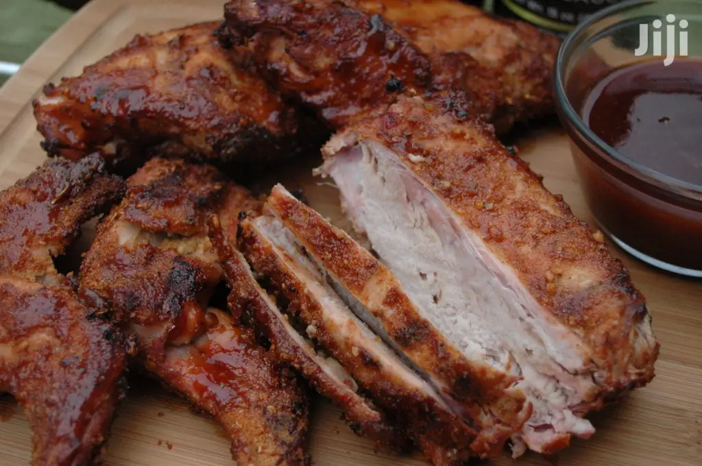 Dressed, Grilled and Seasoned Rabbit Meat