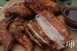 Dressed, Grilled and Seasoned Rabbit Meat