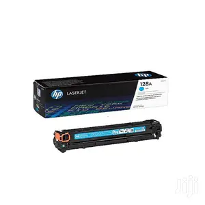 HP 128A Cyan Original Laserjet Toner Cartridge, CE321A