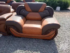 Ghanaian Leather Set. 7seat.