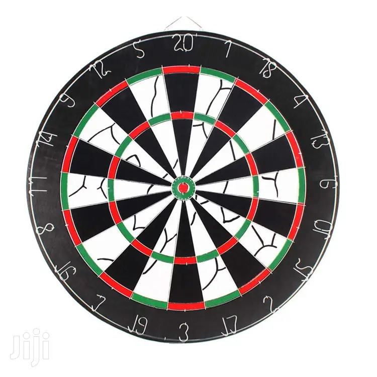 Super Big 17 Inches Double Sided Flocked Dart Board Game