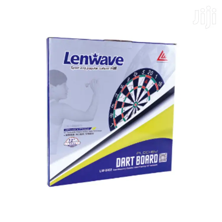 Super Big 17 Inches Double Sided Flocked Dart Board Game