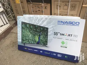 New Dvb-T2 Nasco 55" Uhd Smart Digital Satellite LED TV