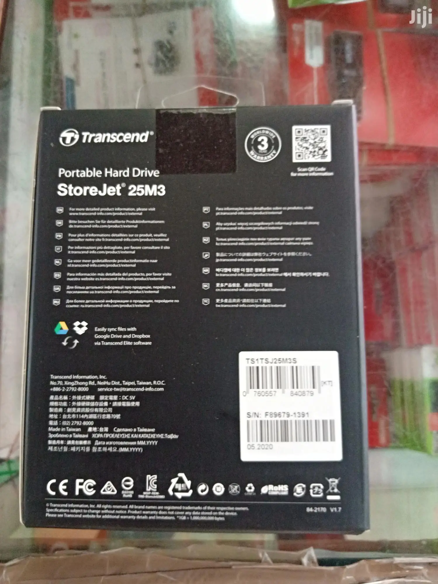 Transcend 1tb Hard Disk Drive