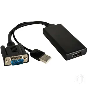 Vga Male to Hdmi Female Adapter Converter With Audio Cable