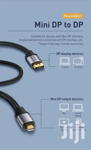 Mini Display (Thunder Bolt) To Display Port (DP) Cable