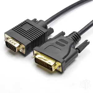 Dvi-I Male to Vga Male 15 Pin Video Cable 5m