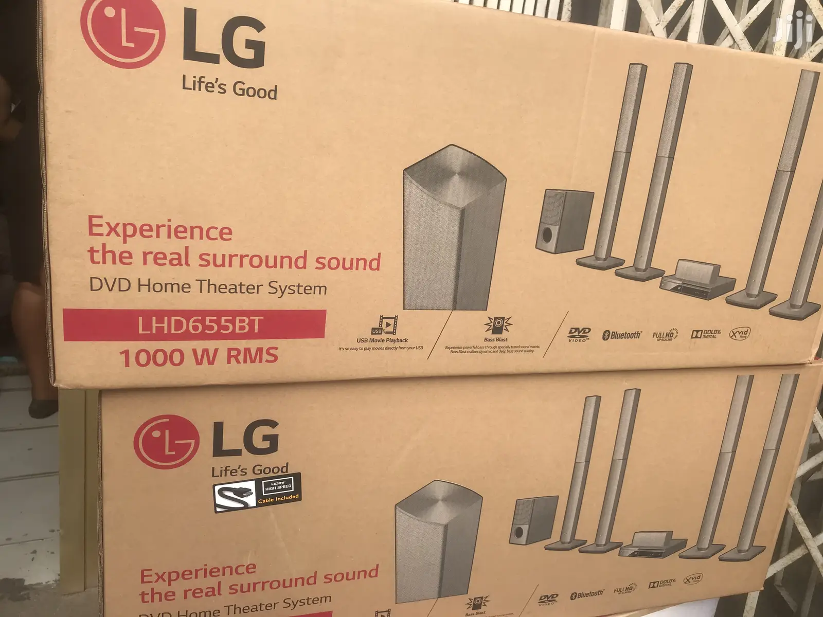 Dolby Digital 1000w LG LHD655BT DVD Home Theatre System