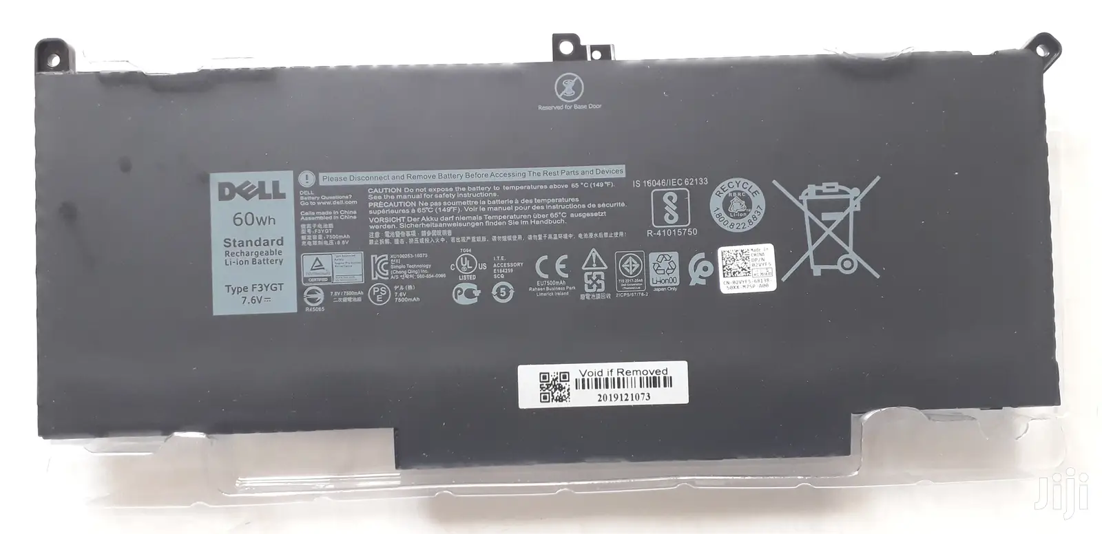 Original Dell Laptop Battery ( F3ygt ) Latitude E7280, E7480