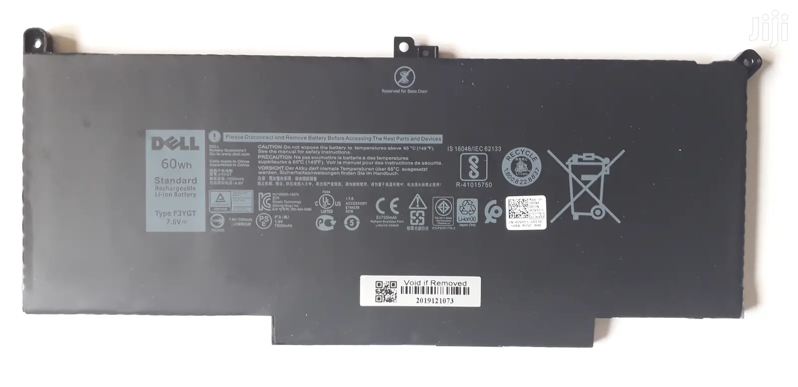 Original Dell Laptop Battery ( F3ygt ) Latitude E7280, E7480
