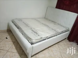 Elegant Queen-Size Bed With Mattress. Free Delivery